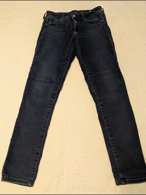AG Women's Dark Wash Slim Jeans - Black
